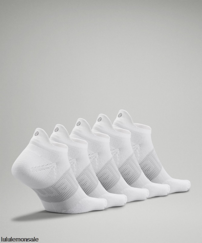Lululemon Deutschland DELULU891 | Power Stride Tab Sock 5 Pack Nur Online Weiß